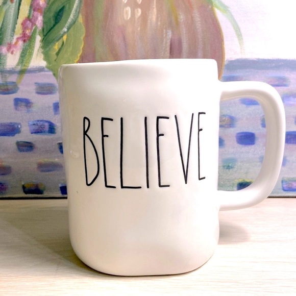 Rae Dunn Other - RAE DUNN BELIEVE MUG